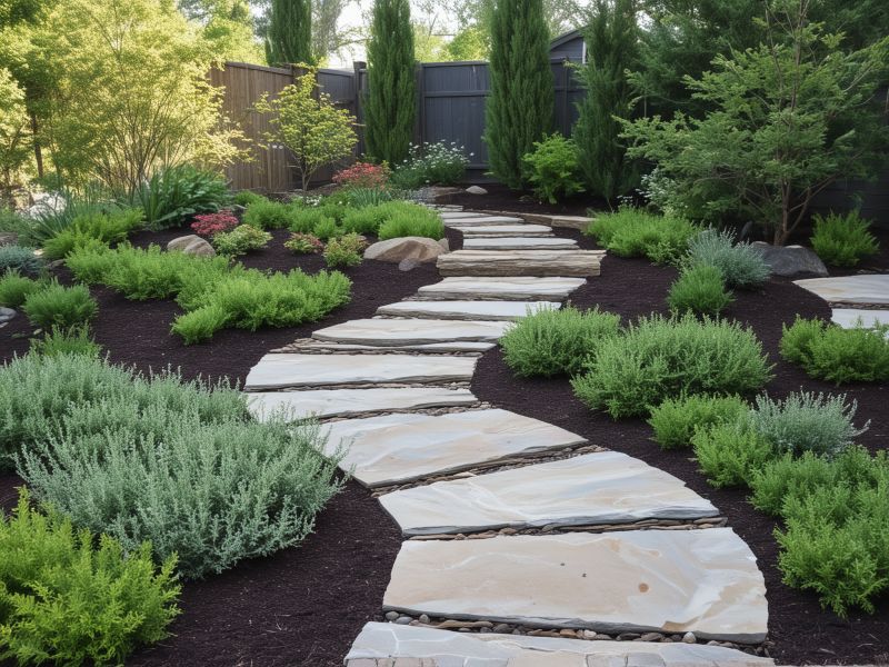 Before and after lawn transformation showing professional lawn care results on residential property